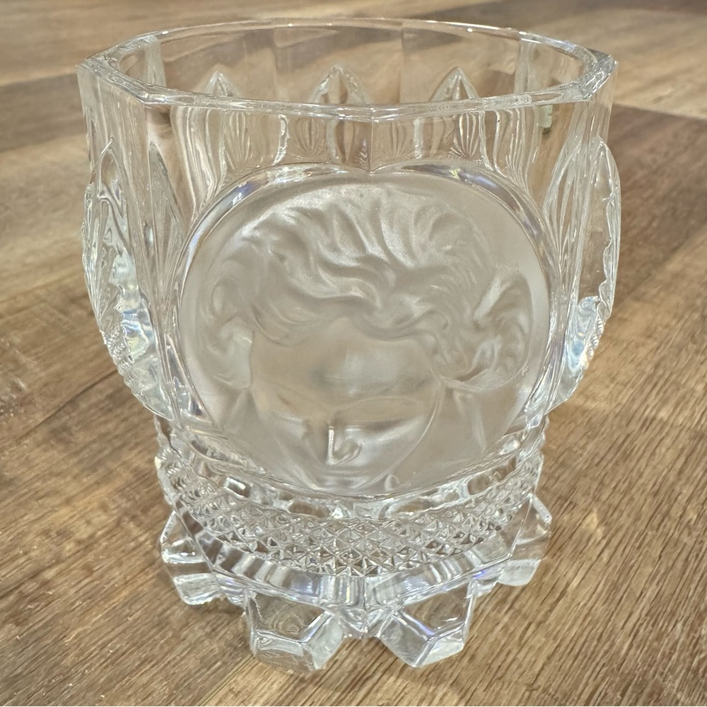 Berlin Design Old Masters of Music Heavy Crystal Goblet Rocks Glass - Beethoven